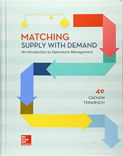 9780078096655: Matching Supply with Demand: An Introduction to Operations Management