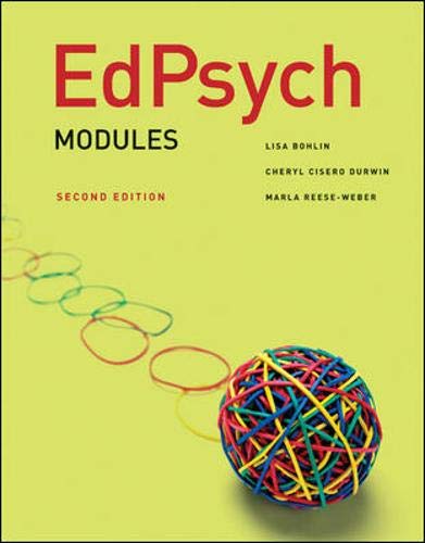 Stock image for EdPsych: Modules for sale by HPB-Red