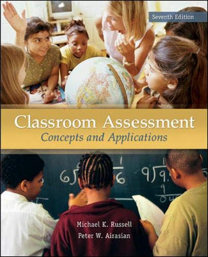 Imagen de archivo de Classroom Assessment: Concepts and Applications, 7th Edition a la venta por Campus Bookstore