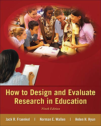 Stock image for How to Design and Evaluate Research in Education for sale by HPB-Red