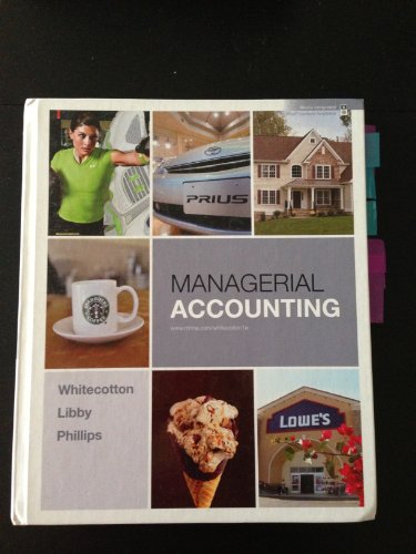 Beispielbild fr Managerial Accounting zum Verkauf von BooksRun
