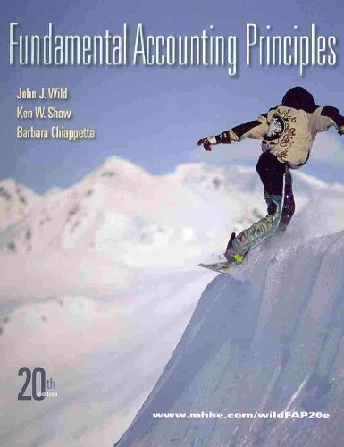 Stock image for Fundamental Accounting Principles, 20th Edition for sale by ThriftBooks-Dallas