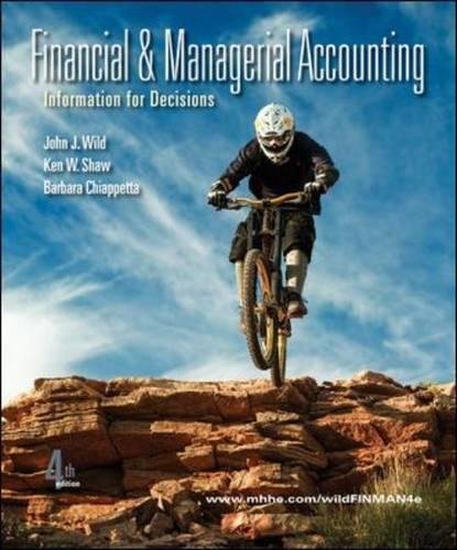Beispielbild fr Financial and Managerial Accounting zum Verkauf von Wonder Book