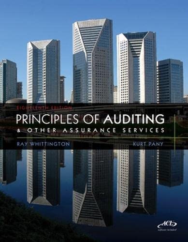 9780078111037: Principles of Auditing and Other Assurance Services (IRWIN ACCOUNTING)