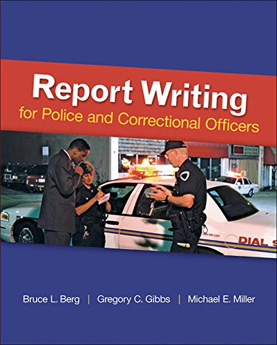 Beispielbild fr Report Writing for Police and Correctional Officers zum Verkauf von Better World Books