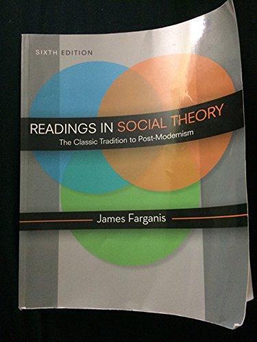 9780078111556: Readings in Social Theory