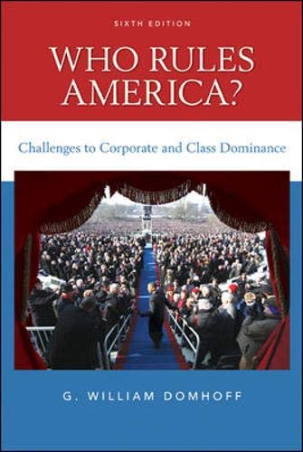 Imagen de archivo de Who Rules America? Challenges to Corporate and Class Dominance a la venta por ThriftBooks-Atlanta