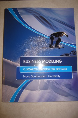 9780078111785: Business Modeling Customized Readings for QNT 5040 Nova Southeastern University