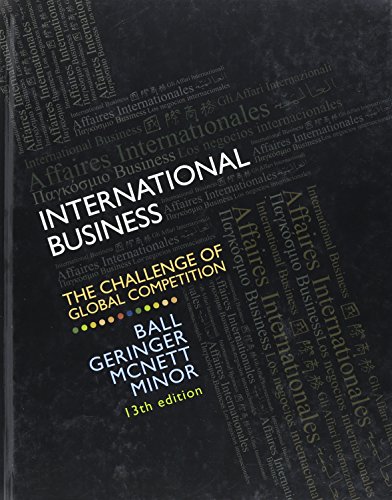 Beispielbild fr International Business: The Challenge of Global Competition zum Verkauf von HPB-Red