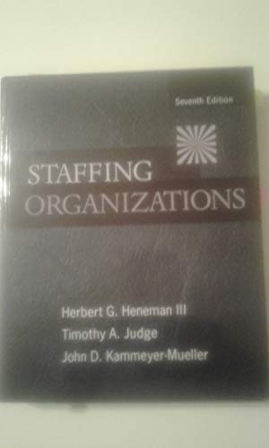 Stock image for Staffing Organizations for sale by Better World Books