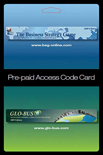 9780078112706: Business Strategy Game (BSG) Glo-Bus Pre-paid Access Code Card