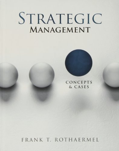 Beispielbild fr Strategic Management: Concepts and Cases zum Verkauf von Ergodebooks