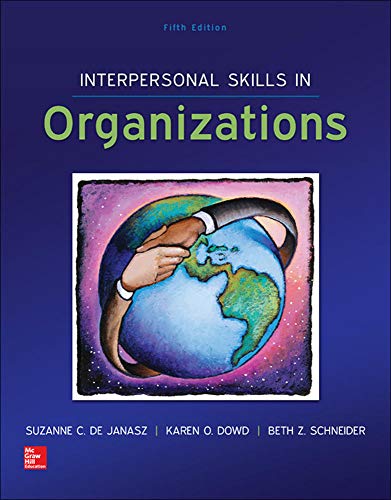 9780078112805: Interpersonal Skills in Organizations