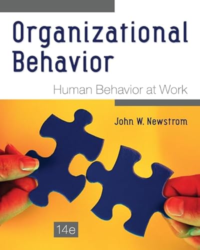 9780078112829: Organizational Behavior: Human Behavior at Work (IRWIN MANAGEMENT)