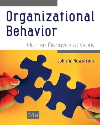 Stock image for Organizational Behavior: Human Behavior at Work for sale by HPB-Red