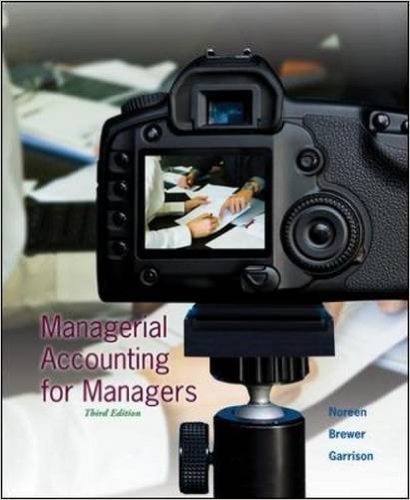 Beispielbild fr Managerial Accounting for Managers, 3rd Edition, Iowa State University Looseleaf zum Verkauf von HPB-Red