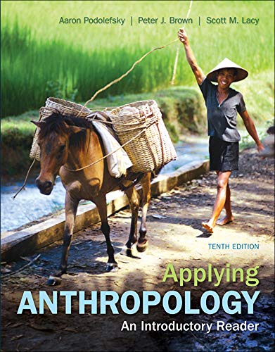 Imagen de archivo de Applying Anthropology: An Introductory Reader a la venta por Goodwill of Colorado