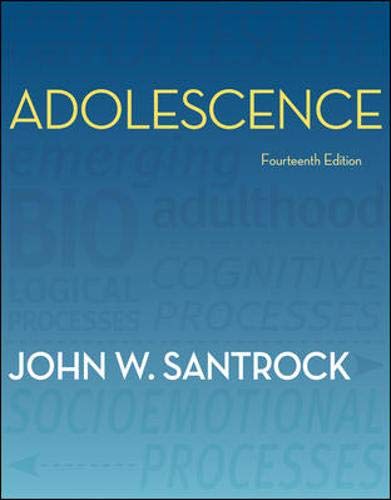 Imagen de archivo de Adolescence a la venta por Solr Books