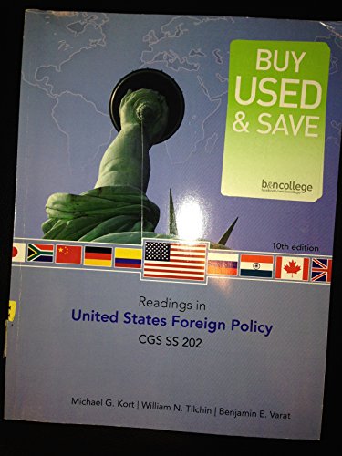 Beispielbild fr Readings in U.S. Foreign Policy zum Verkauf von The Book Cellar, LLC