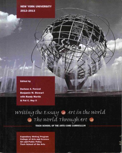 Imagen de archivo de Writing the Essay (Custom Edition New York University 2012 - 2013) a la venta por Better World Books