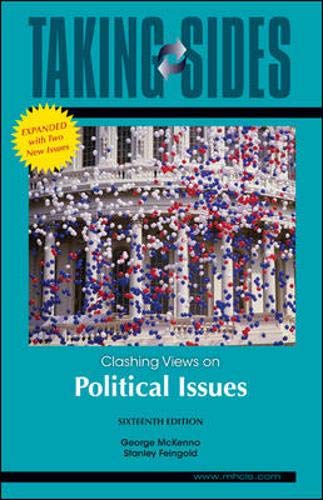 Beispielbild fr Taking Sides: Clashing Views on Political Issues, Expanded zum Verkauf von Wonder Book