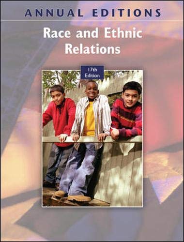 Stock image for Annual Editions: Race and Ethnic Relations, 17/e for sale by HPB-Red