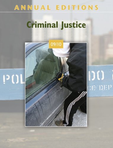 Imagen de archivo de Annual Editions: Criminal Justice 09/10 a la venta por ThriftBooks-Dallas