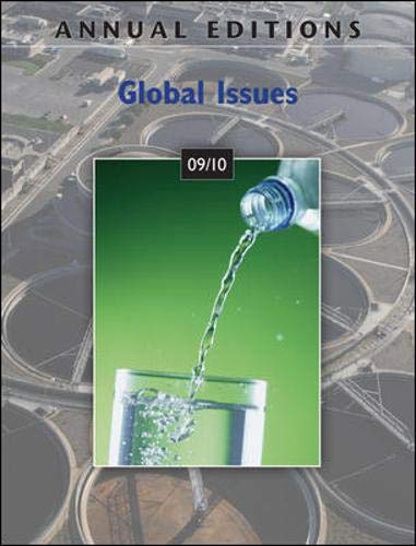 Stock image for Annual Editions : Global Issues 09/10 for sale by Better World Books