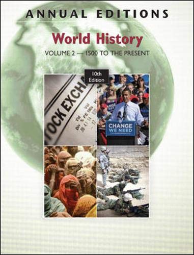 Stock image for World History, Volume 2: 1500 to Present for sale by ThriftBooks-Atlanta