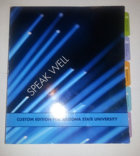 9780078128141: Speak Well : Custom edition for Arizona State University
