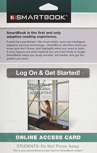 9780078128417: Smartbook Access Card for Financial and Managerial Accounting
