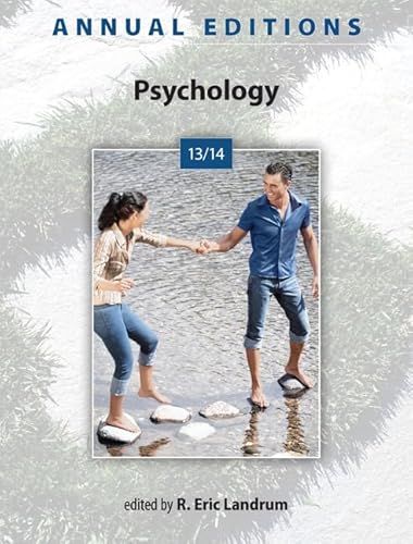 Annual Editions: Psychology 13/14 (9780078136061) by Landrum, R. Eric