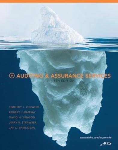 Beispielbild fr Auditing & Assurance Services zum Verkauf von HPB-Red