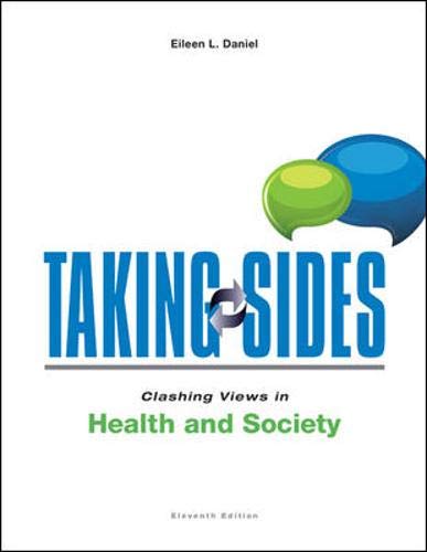 Beispielbild fr Taking Sides: Clashing Views in Health and Society zum Verkauf von HPB-Red