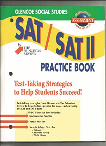 Imagen de archivo de SAT / SAT II Practice Book (Glencoe Social Studies) a la venta por Better World Books