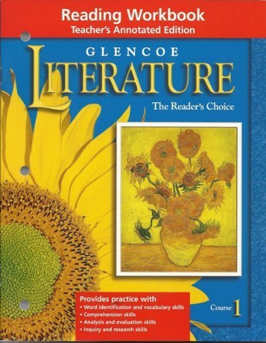 Stock image for Glencoe Literature The Reader's Choice Reading Workbook for sale by Decluttr