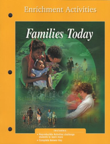 9780078207136: Families Today Enrichment Activities