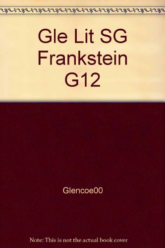 Beispielbild fr Gle Lit SG Frankstein G12 zum Verkauf von Dailey Ranch Books