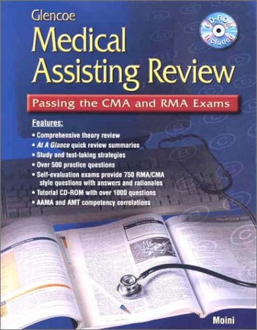 Imagen de archivo de Glencoe Medical Assisting Review : Passing the Cma and Rma Exams a la venta por Better World Books