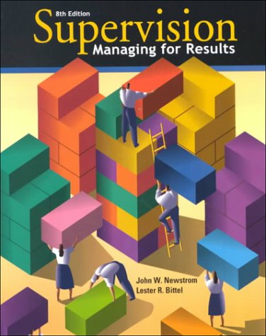 Beispielbild fr Supervision : Managing for Results zum Verkauf von Better World Books