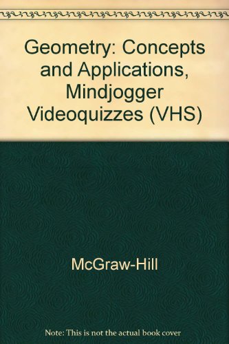 Stock image for Geometry: Concepts and Applications, Mindjogger Videoquizzes (VHS) for sale by Dailey Ranch Books