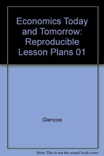 9780078224782: Economics Today and Tomorrow: Reproducible Lesson Plans 01