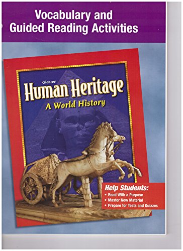 9780078225284: Human Heritage, Vocabulary and Guided Reading Activities