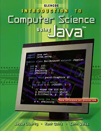 Introduction to Computer Science, Using Java, Student Edition (HS Intro to Comp Java)