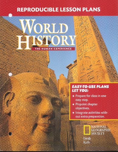 Stock image for World History: The Human Experience-Reproducible Lesson Plans, Revised Edition (1999 Copyright) for sale by ~Bookworksonline~