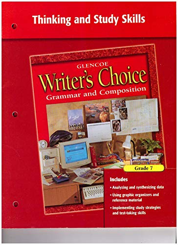 Beispielbild fr Writers Choice Think & Study Skills --2001 publication. zum Verkauf von Nationwide_Text
