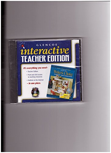 Stock image for Writer's Choice-Grammar And Composition, Grade 6: Teacher's Interactive Edition On CD-ROM: Original Wraps (2001 Copyright) for sale by ~Bookworksonline~