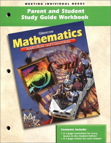 Mathematics Course 1 Parent and Student Study Guide Workbook (9780078235863) by [???]