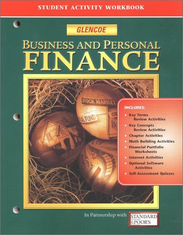 Stock image for Business And Personal Finance: Student Activity Workbook for sale by GoldenWavesOfBooks