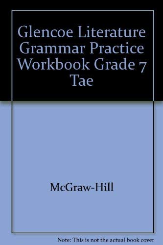 Stock image for GLENCOE LITERATURE, COURSE 2, GRAMMAR PRACTICE WORKBOOK TEACHER'S ANNOTATED EDITION for sale by mixedbag